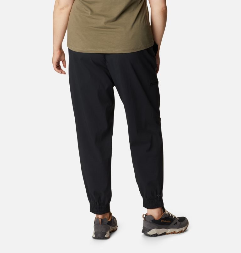 Pantaloni Jogger Columbia On The Go Dama Negrii | Plus Size DZS1M087Q